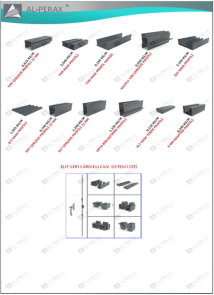 Sürme Cam Profilleri ve Seti
